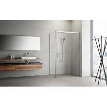 Душевая стенка Radaway Idea S1 80 L 387051-01-01L профиль Хром стекло прозрачное