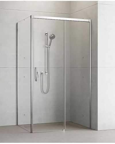 Душевая стенка Radaway Idea S1 90 L 387050-01-01L профиль Хром стекло прозрачное
