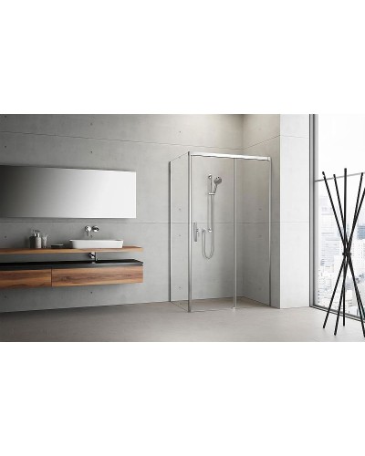 Душевая стенка Radaway Idea S1 90 L 387050-01-01L профиль Хром стекло прозрачное