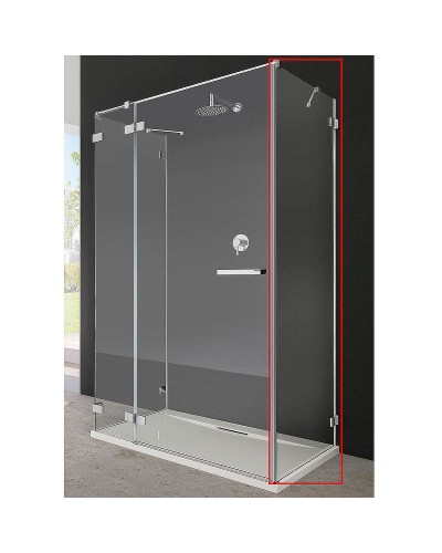 Душевая стенка Radaway Euphoria S2 80 383031-01 профиль Хром стекло прозрачное