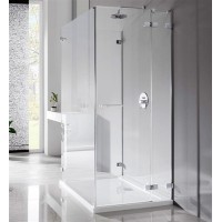 Боковая стенка для душевого уголка Radaway Euphoria S2 100x200 профиль Хром стекло прозрачное