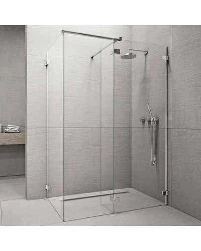 Душевая стенка Radaway Euphoria W3 Walk-in 140 фурнитура Хром стекло прозрачное