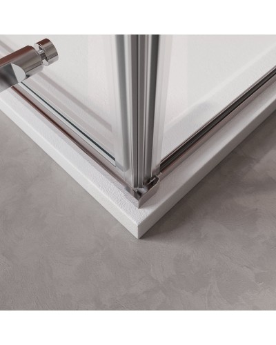 Душевой уголок CEZARES LINER-A-1-90-C-Cr-L левый