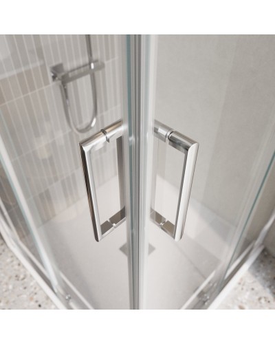 Душевой уголок BelBagno LUCE-A-22-100+25-C-Cr