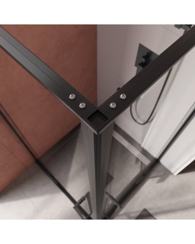 Душевой уголок CEZARES LINER-A-2-90-C-NERO