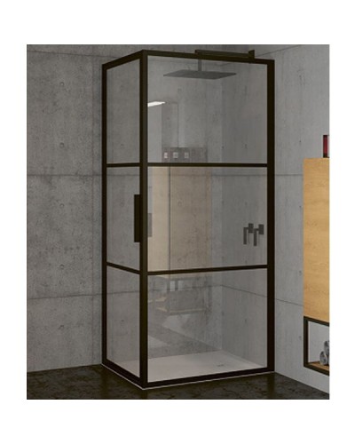Душевой уголок Riho Grid 90x80 G004010121 (GB2090080) профиль Черный стекло прозрачное