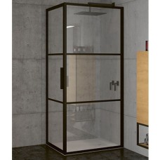 Душевой уголок Riho Grid 80х80 G004007121 (GB2080080) профиль Черный стекло прозрачное