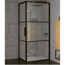 Душевой уголок Riho Grid 80x90 G004008121 (GB2080090) профиль Черный стекло прозрачное