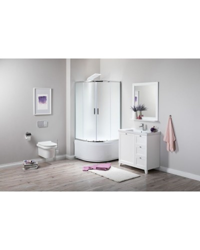 Душевой уголок Aquanet SE-900Q-Short 90x90 профиль Хром стекло с узором