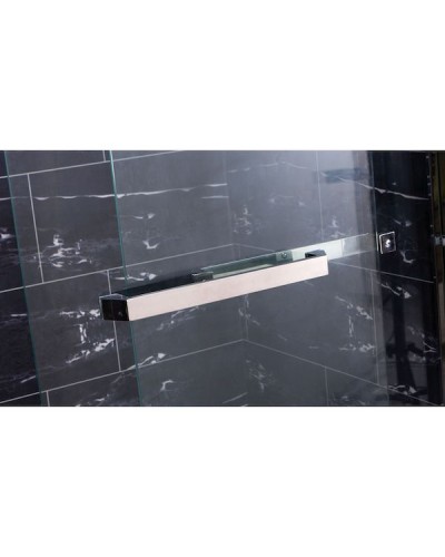 Душевой уголок Royal Bath RB-L-2011-1400-8L 140х80 без поддона профиль Хром стекло прозрачное