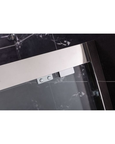 Душевой уголок Royal Bath RB-L-2011-1400-8L 140х80 без поддона профиль Хром стекло прозрачное