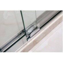 Душевой уголок Royal Bath RB-L-2011-1400-8L 140х80 без поддона профиль Хром стекло прозрачное