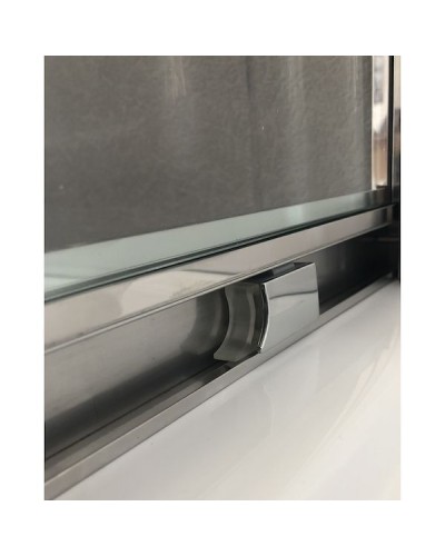 Душевой уголок Royal Bath RB-L-3001-1 100х100 без поддона профиль Хром стекло прозрачное