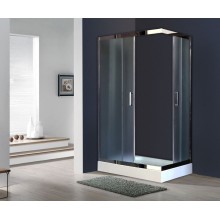 Душевой уголок Royal Bath HP 120х80 RB8120HP-C-CH-L с поддоном профиль Хром стекло матовое