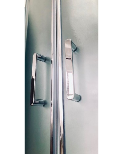 Душевой уголок Royal Bath HP 90х90 RB90HP-C-CH с поддоном профиль Хром стекло матовое