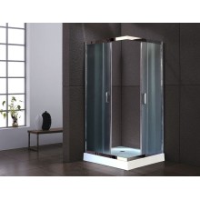 Душевой уголок Royal Bath HP 80х80 RB80HP-C-CH с поддоном профиль Хром стекло матовое