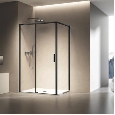 Душевой уголок Vincea Slim VSR-6SL9014CLB 140x90 см, профиль черный матовый, стекло прозрачное