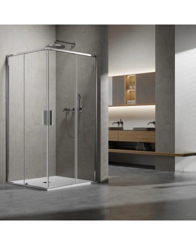 Душевой уголок Vincea Slim VSS-6SL900CL 90x90 см, профиль хром, стекло прозрачное