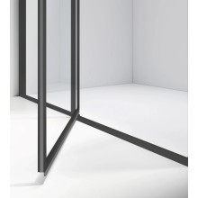 Душевой уголок Vincea Slim VSR-4SLP9012CLB 120x90 см, профиль черный матовый, стекло прозрачное