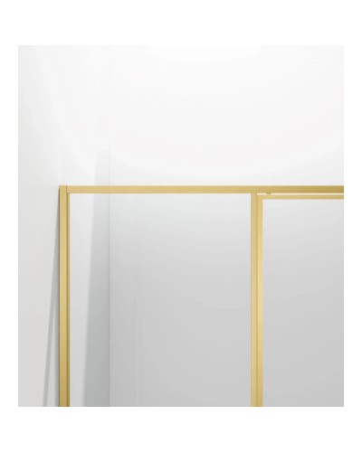 Душевой уголок Vincea Slim VSR-4SLP9012CLG 120x90 см, профиль золотой матовый, стекло прозрачное