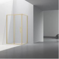 Душевой уголок Vincea Slim VSR-4SLP9012CLG 120x90 см, профиль золотой матовый, стекло прозрачное