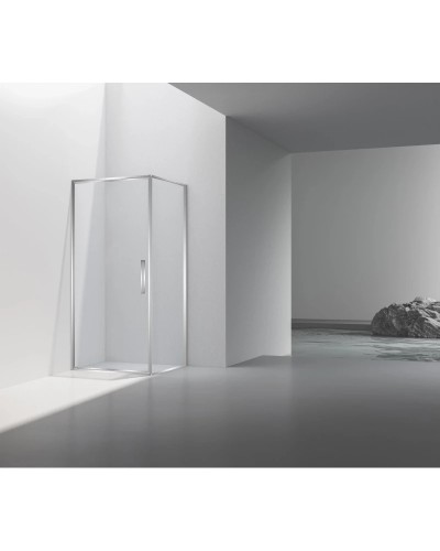 Душевой уголок Vincea Slim VSR-4SLP9090CL 90x90 см, профиль хром, стекло прозрачное