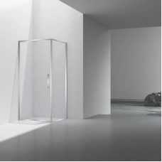 Душевой уголок Vincea Slim VSR-4SLP9010CL 100x90 см, профиль хром, стекло прозрачное