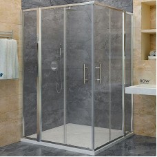 Душевой уголок RGW Hotel HO-311 130x130 профиль Хром стекло прозрачное