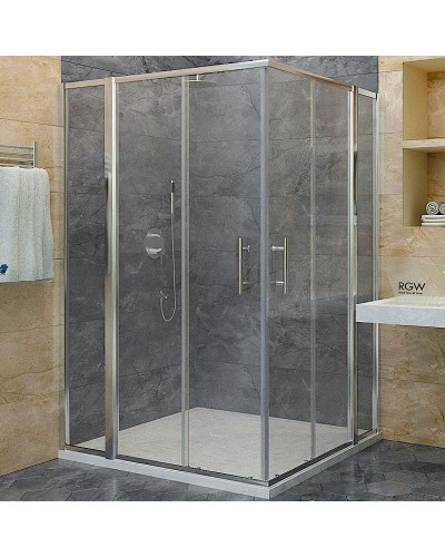 Душевой уголок RGW Hotel HO-311 130x130 профиль Хром стекло прозрачное