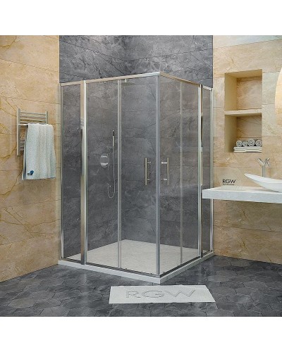 Душевой уголок RGW Hotel HO-311 130x130 профиль Хром стекло прозрачное