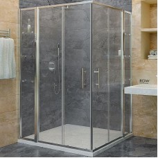 Душевой уголок RGW Hotel HO-312 130x130 профиль Хром стекло прозрачное