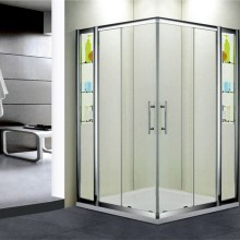 Душевой уголок RGW Hotel HO-312 130x130 профиль Хром стекло прозрачное