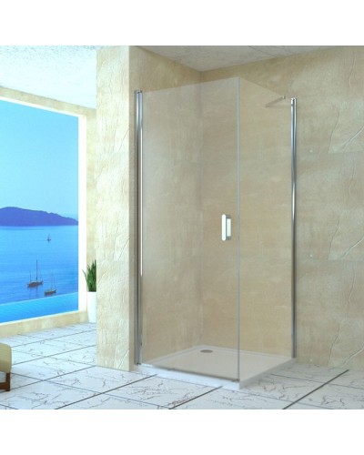 Душевой уголок RGW Leipzig LE-34 80x120 профиль Хром стекло прозрачное