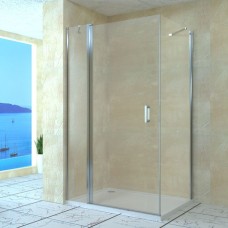 Душевой уголок RGW Leipzig LE-44 110x80 профиль Хром стекло прозрачное