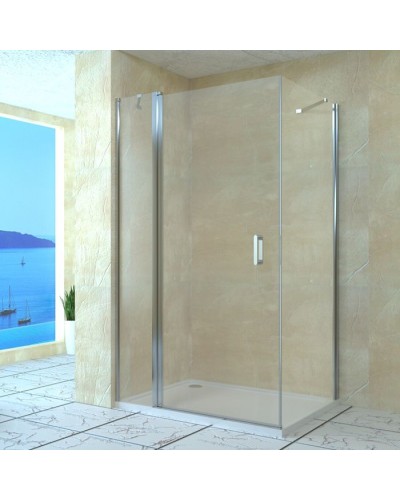 Душевой уголок RGW Leipzig LE-44 110x100 профиль Хром стекло прозрачное