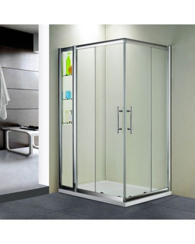 Душевой уголок RGW Hotel HO-43 80x110 профиль Хром стекло прозрачное