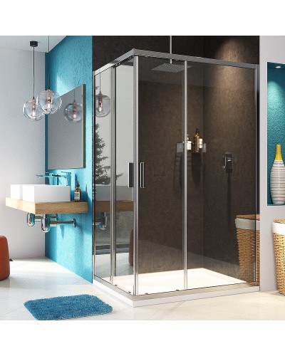 Душевой уголок WasserKRAFT Lippe 120x90 45S07 профиль Хром стекло прозрачное