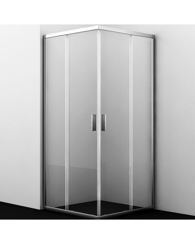 Душевой уголок WasserKRAFT Lippe 90x90 45S03 профиль Хром стекло прозрачное