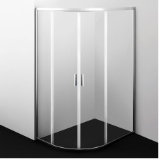 Душевой уголок WasserKRAFT Lippe 120x90 45S24 профиль Хром стекло прозрачное