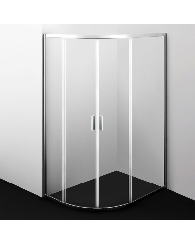 Душевой уголок WasserKRAFT Lippe 120x90 45S24 профиль Хром стекло прозрачное