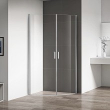 Душевой уголок RGW Leipzig LE-54 80x80 профиль Хром стекло прозрачное