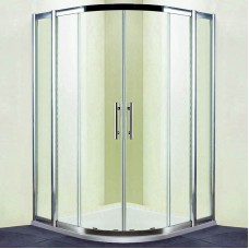 Душевой уголок RGW Hotel HO-511 130x130 профиль Хром стекло прозрачное