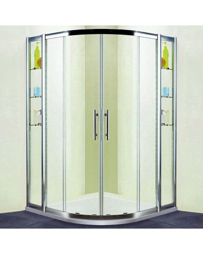 Душевой уголок RGW Hotel HO-512 130x130 профиль Хром стекло прозрачное