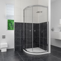 Душевой уголок RGW Classic CL-51 80x80 04095188-11 профиль Хром стекло прозрачное