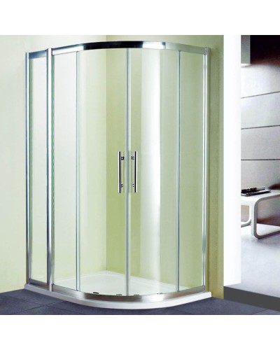 Душевой уголок RGW Hotel HO-61 100x130 профиль Хром стекло прозрачное