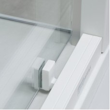 Душевая дверь WasserKRAFT Rhin 120 44S05 профиль Белый стекло прозрачное