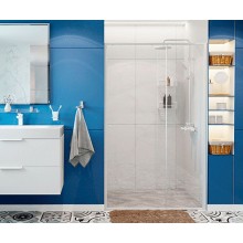 Душевой уголок WasserKRAFT Rhin 100x100 44S19 профиль Белый стекло прозрачное