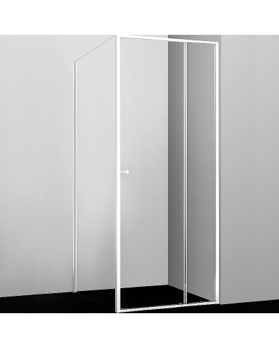 Душевой уголок WasserKRAFT Rhin 100x100 44S19 профиль Белый стекло прозрачное