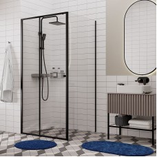 Душевой уголок WasserKRAFT Dill 100x100 61S19 профиль Черный матовый стекло прозрачное