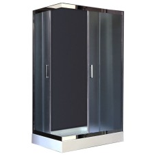 Душевой уголок Royal Bath HP 120х80 RB8120HP-C-CH-R с поддоном профиль Хром стекло матовое